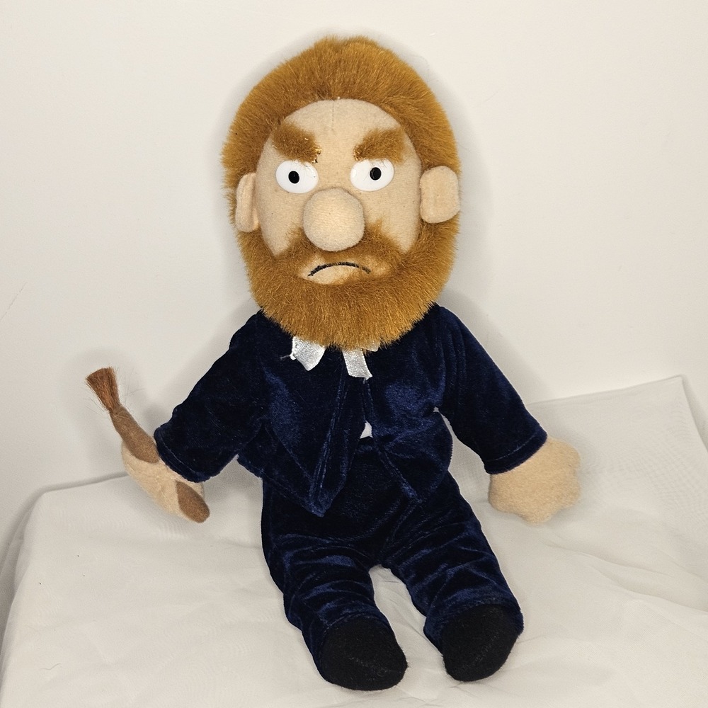 Little Thinkers 2016 Vincent‎ Van Gogh Unemployed Philosophers Guild Plush Doll